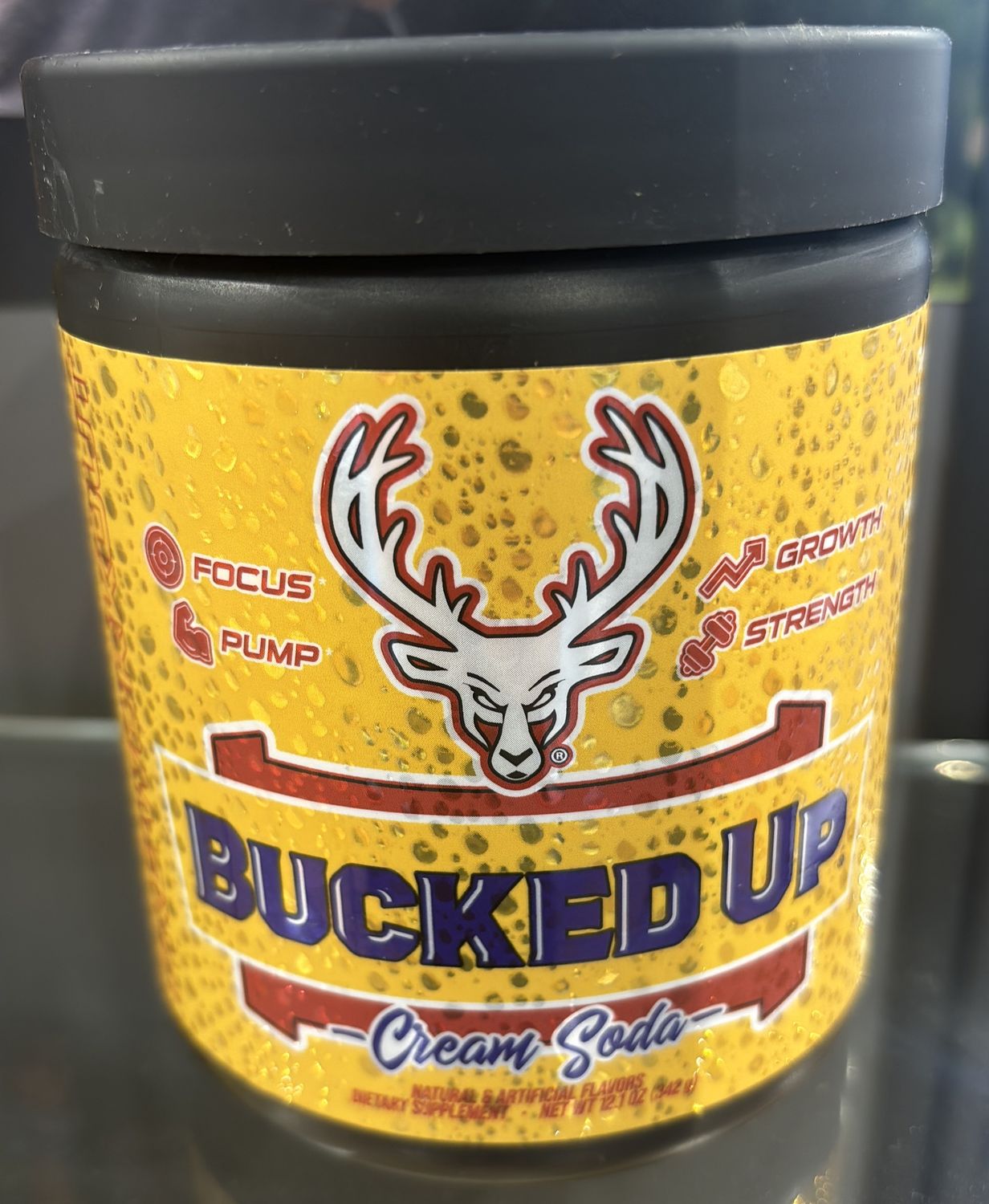 Bucked Up Pre-workout cream soda 