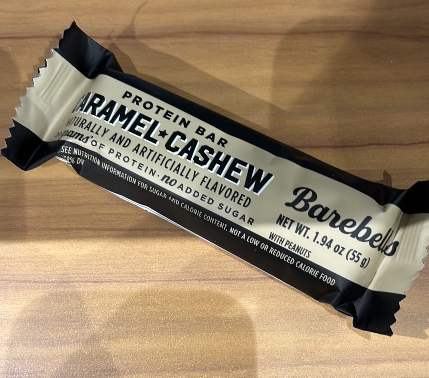 Barebells caramel cashew bar