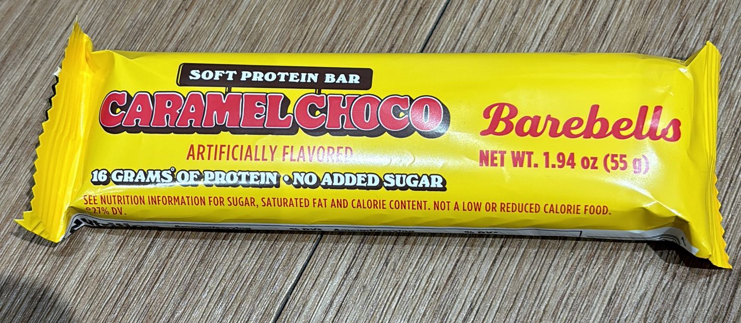 Barebells caramel choco bar