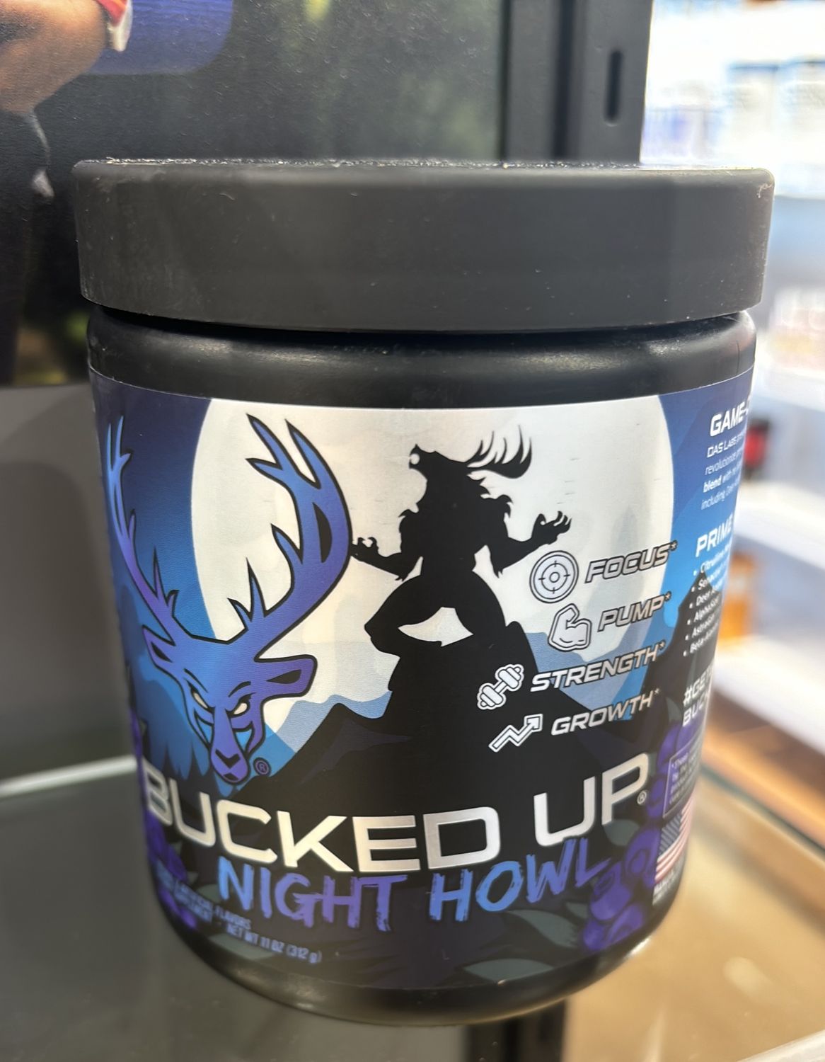 Bucked Up Pre-workout night howl 