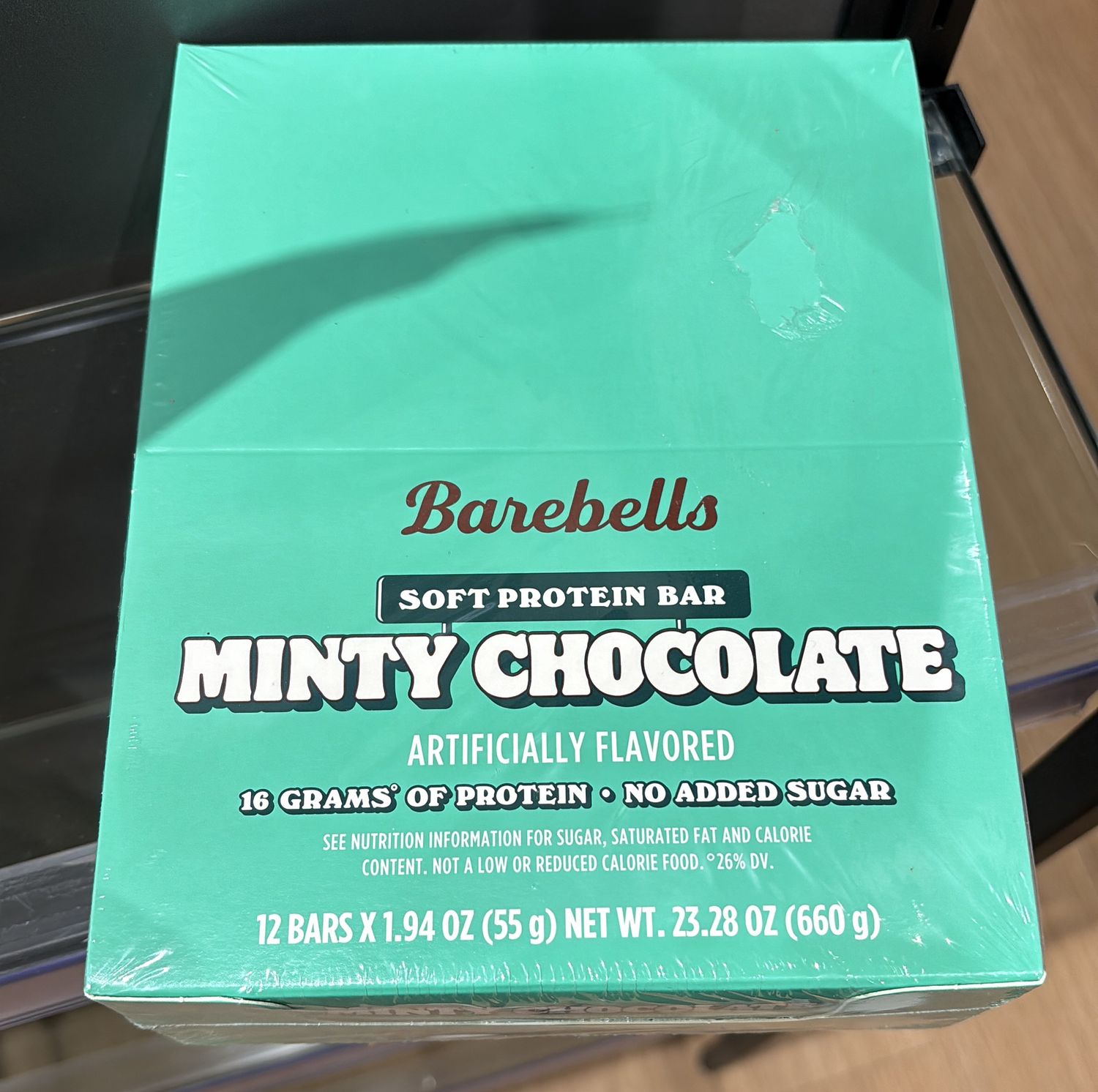 Barebells Minty Chocolate case