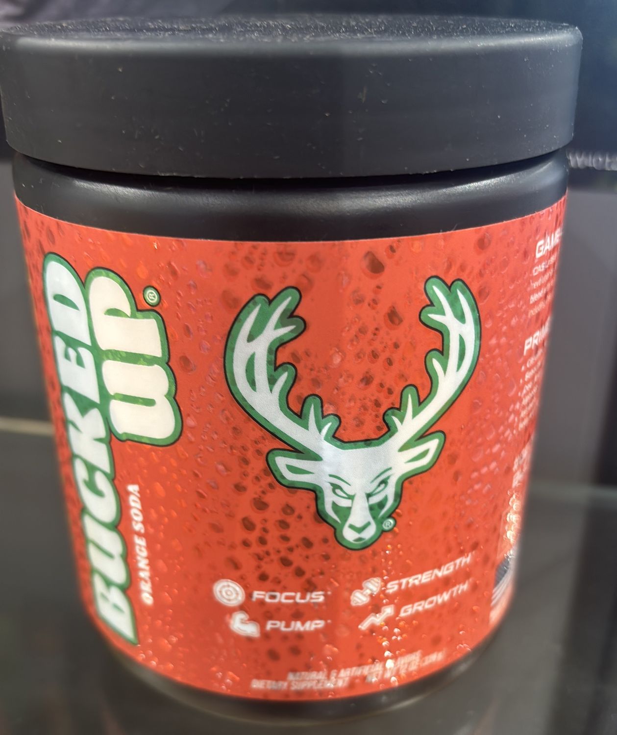Bucked Up Pre workout Orange Soda