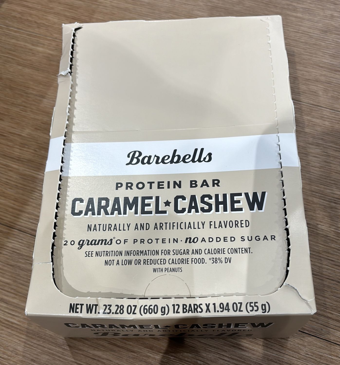 Barebells Caramel Cashew case