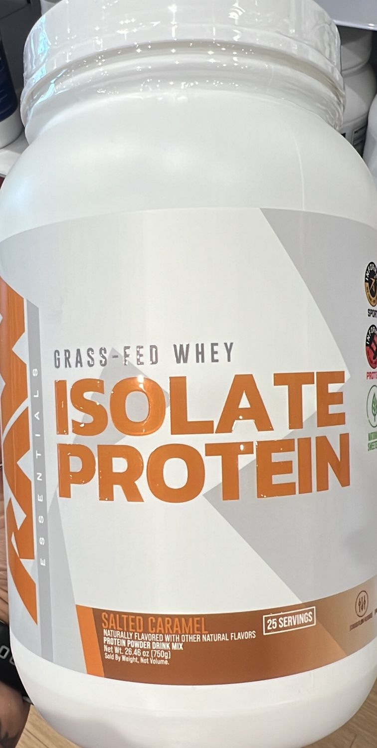 raw isolate salted caramel protein