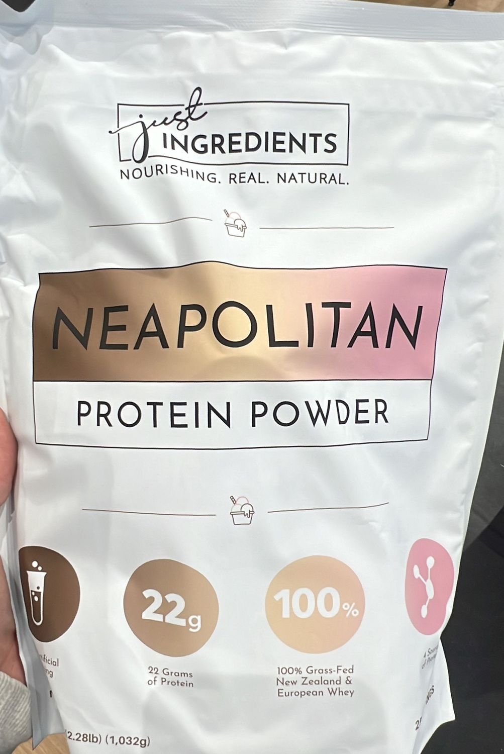 just ingredients Neapolitan 