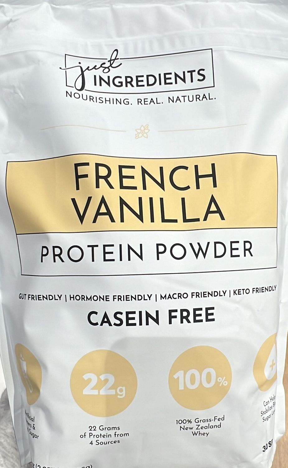 just ingredients french vanilla