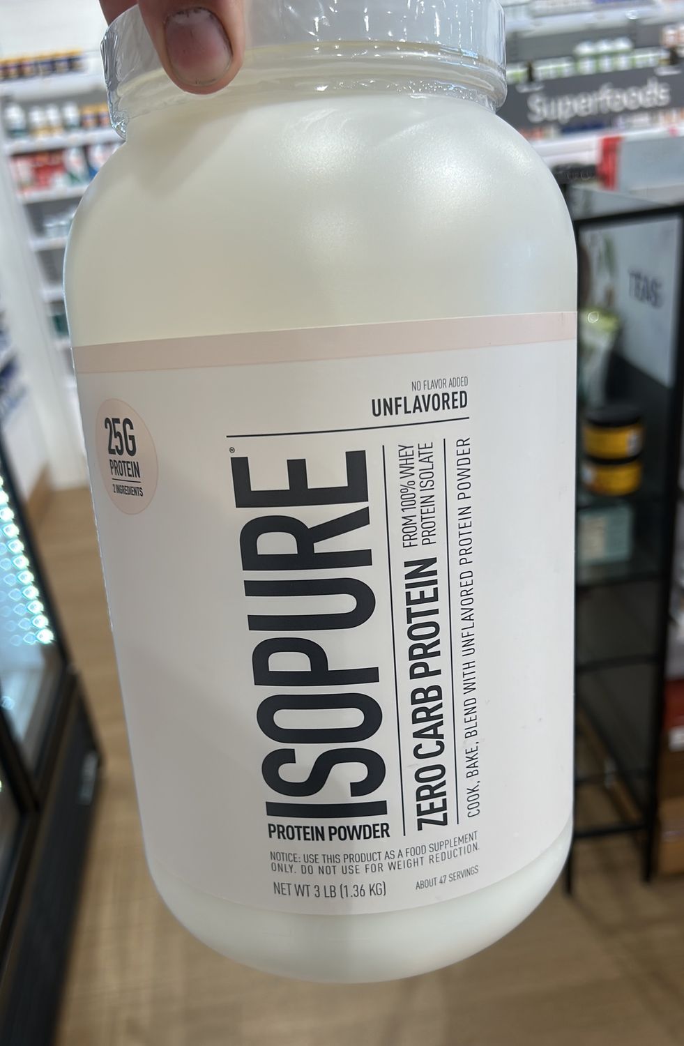 isopure unfalvored