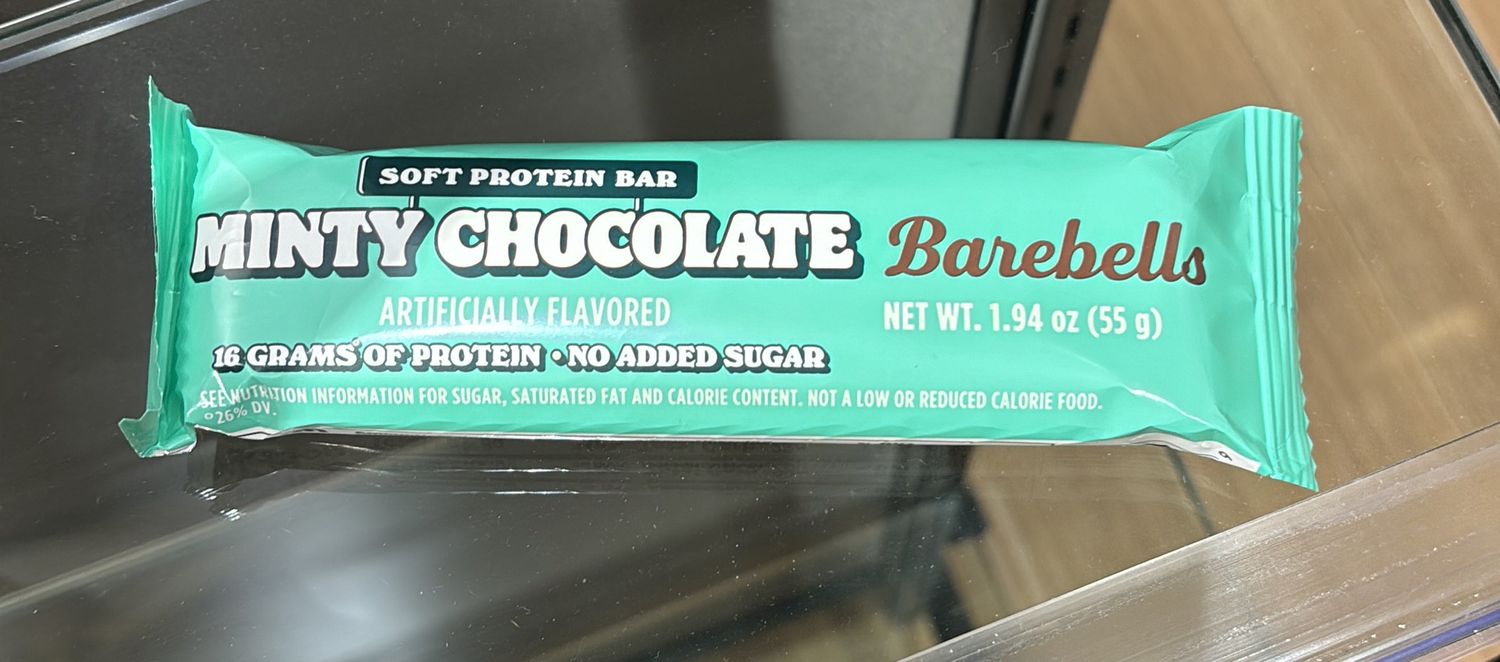 Barebells minty chocolate bar