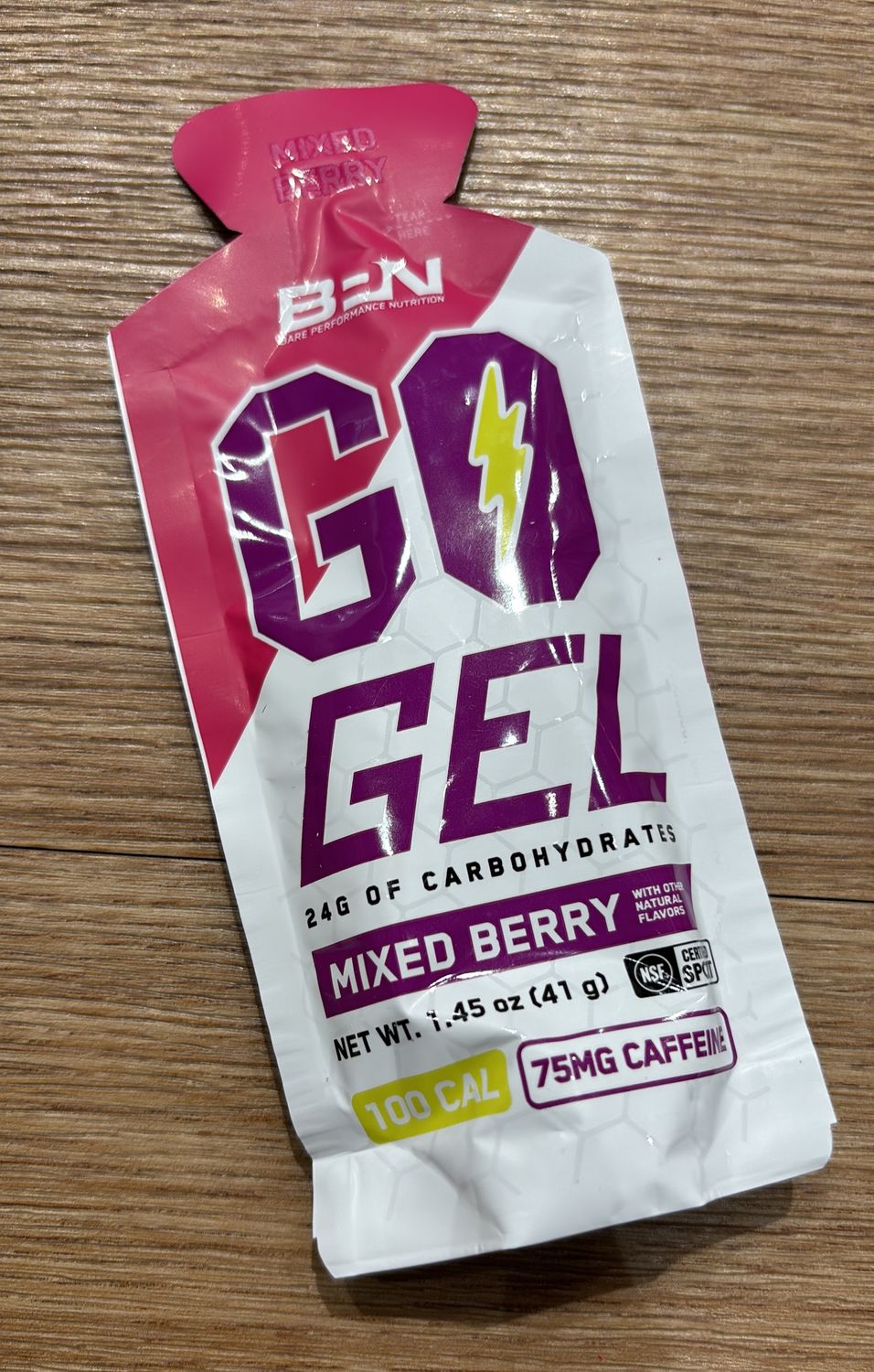 BPN Go gel w/caffeine 