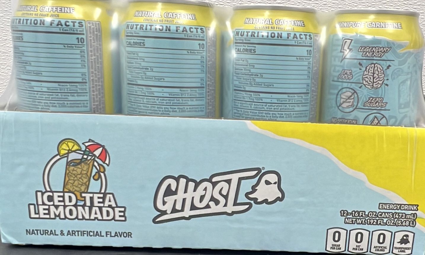 ghost iced tea lemonade case