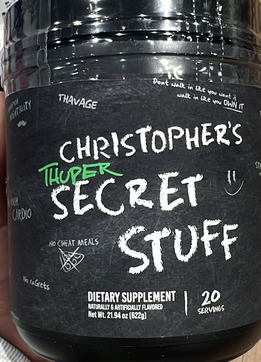 christophers thuper secret stuff