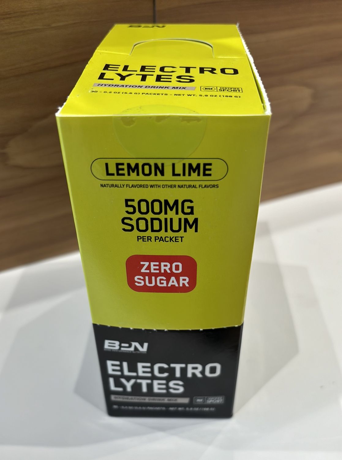 BPN Lemon Lime Electrolytes Box
