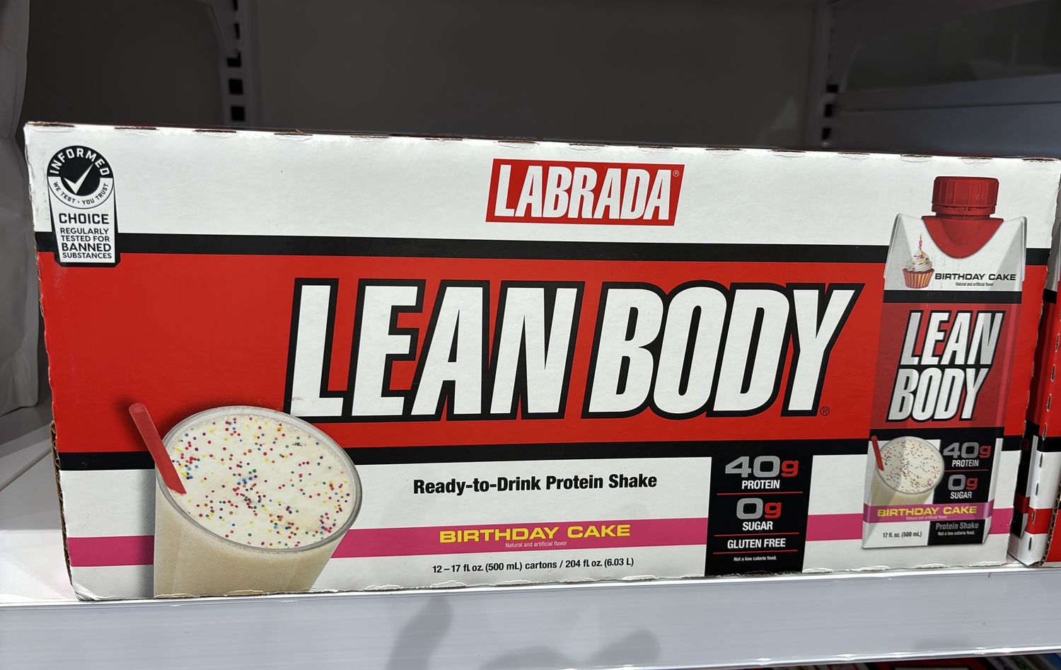Lean Body Birthday Cake Case
