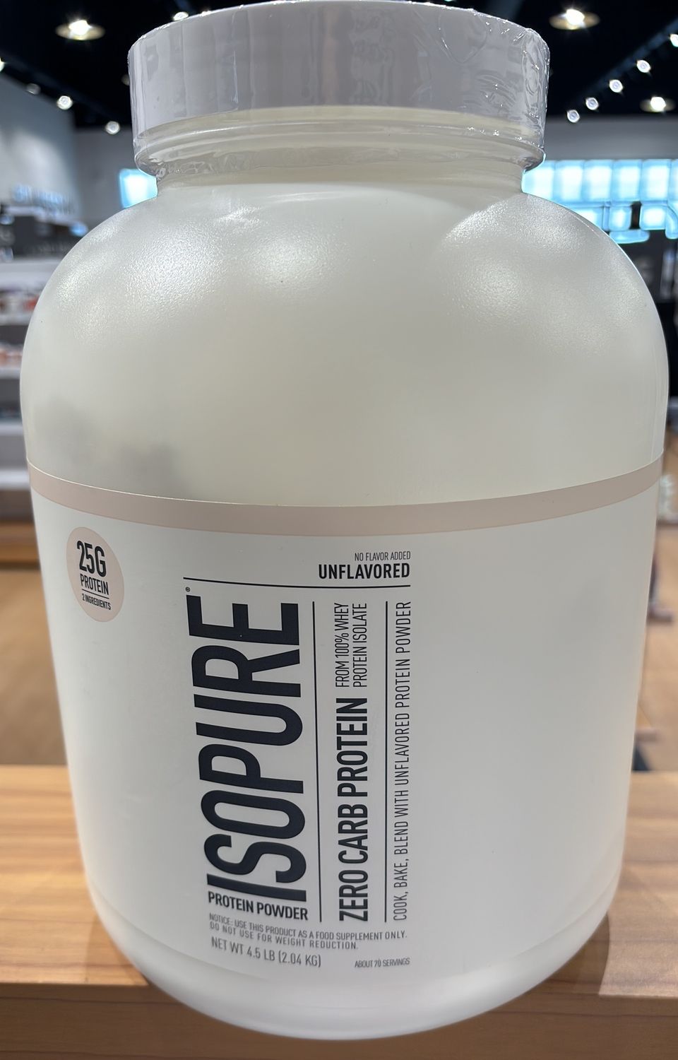 IsoPure 4.5 lb unflavored
