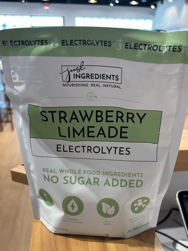 Just Ingredients Strawberry Limeade Electrolytes 30 servings