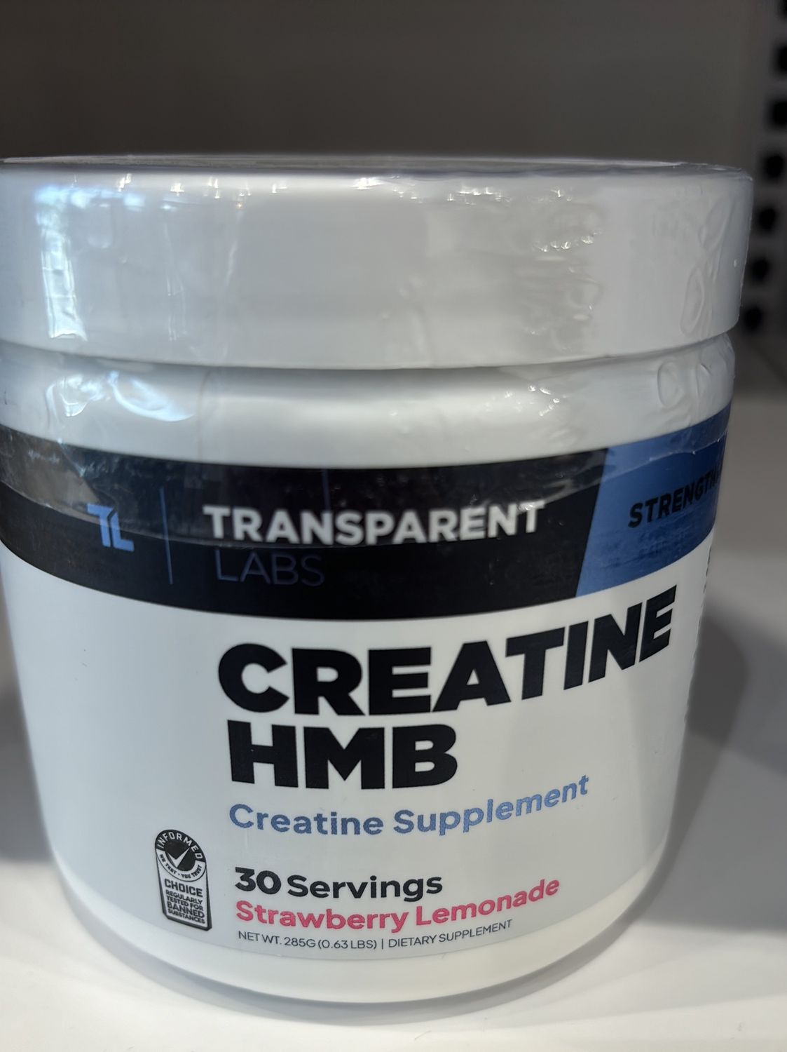 Transparent Labs Creatine HMB Strawberry Lemonade