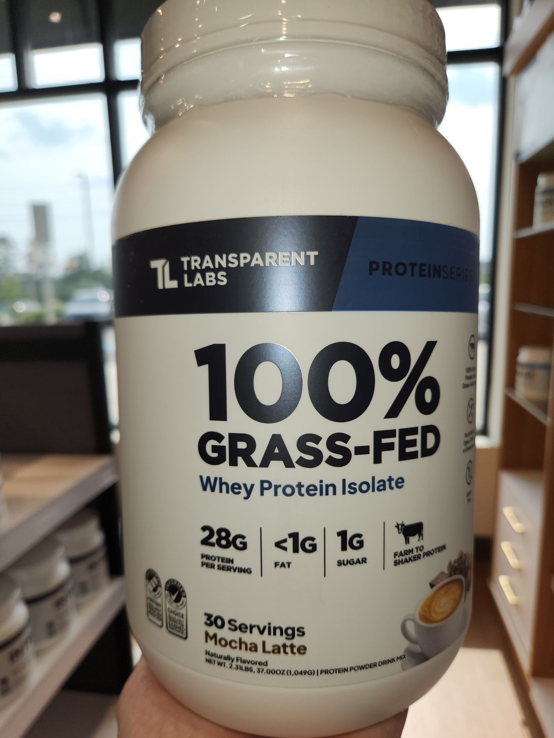 Transparent Labs Mocha Latte protein