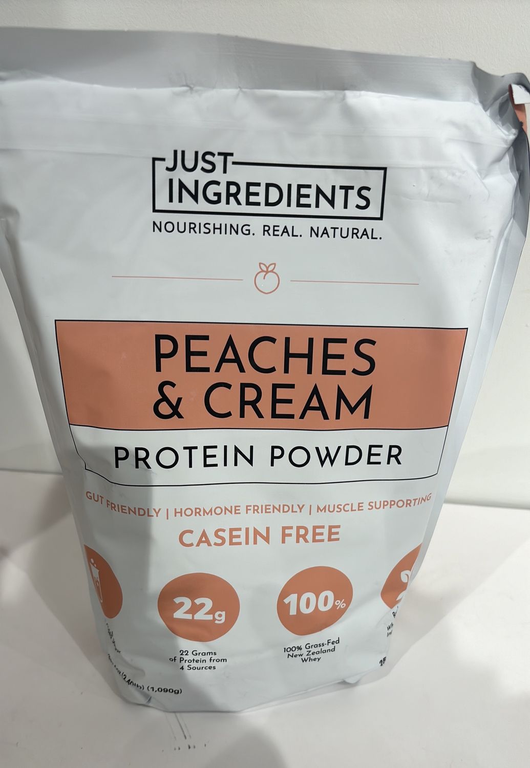 Just Ingredients Peaches &amp; Cream
