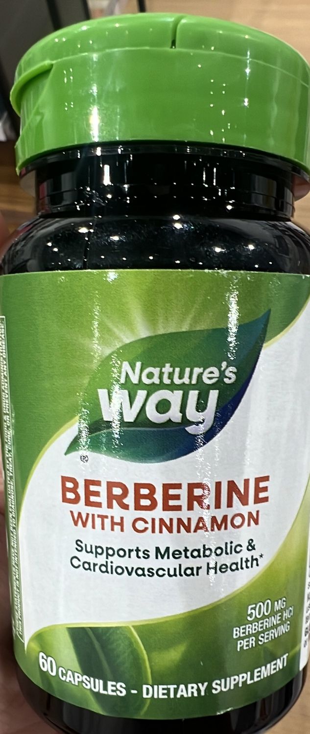 natures way berberine with cinnamon 