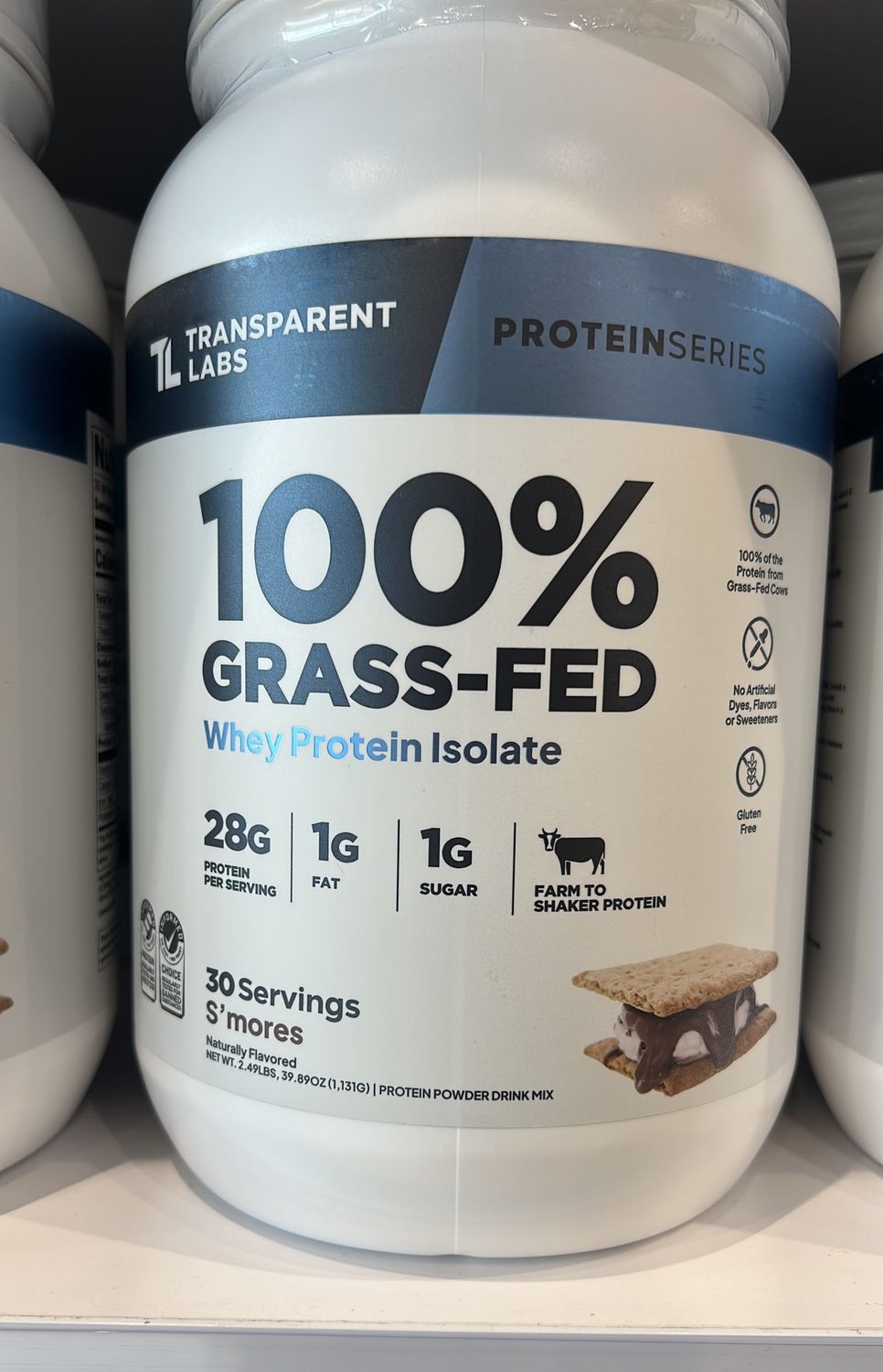 transparent labs protein s’mores