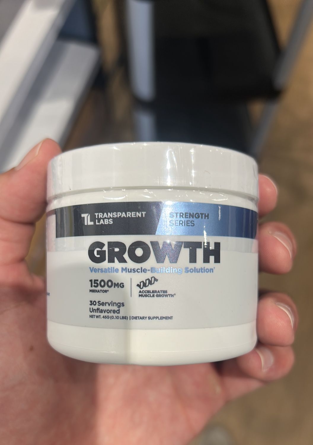 transparent labs growth powder
