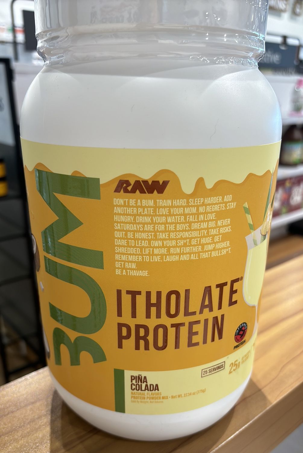 Bum itholate protein Pina Colada