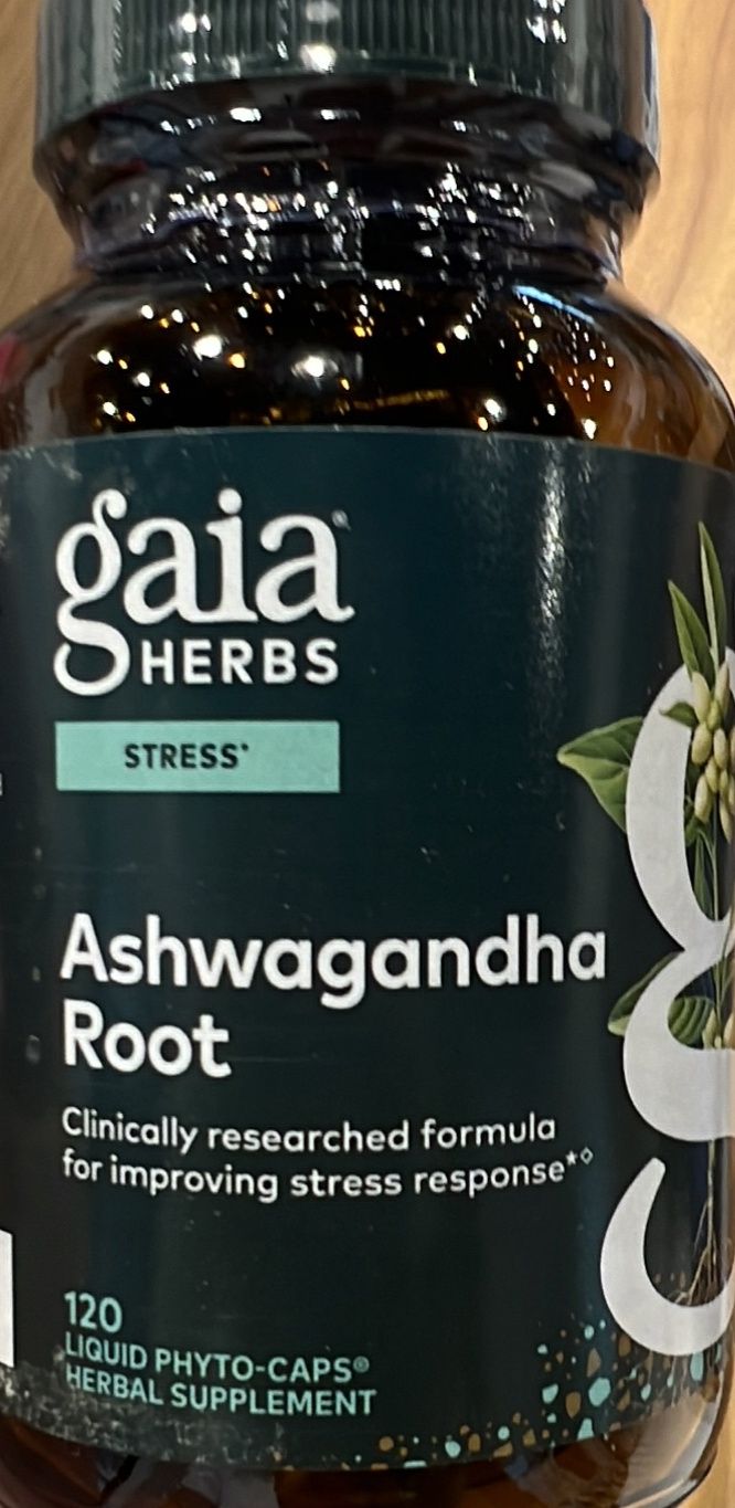 ashwaghanda root 120 count gaia