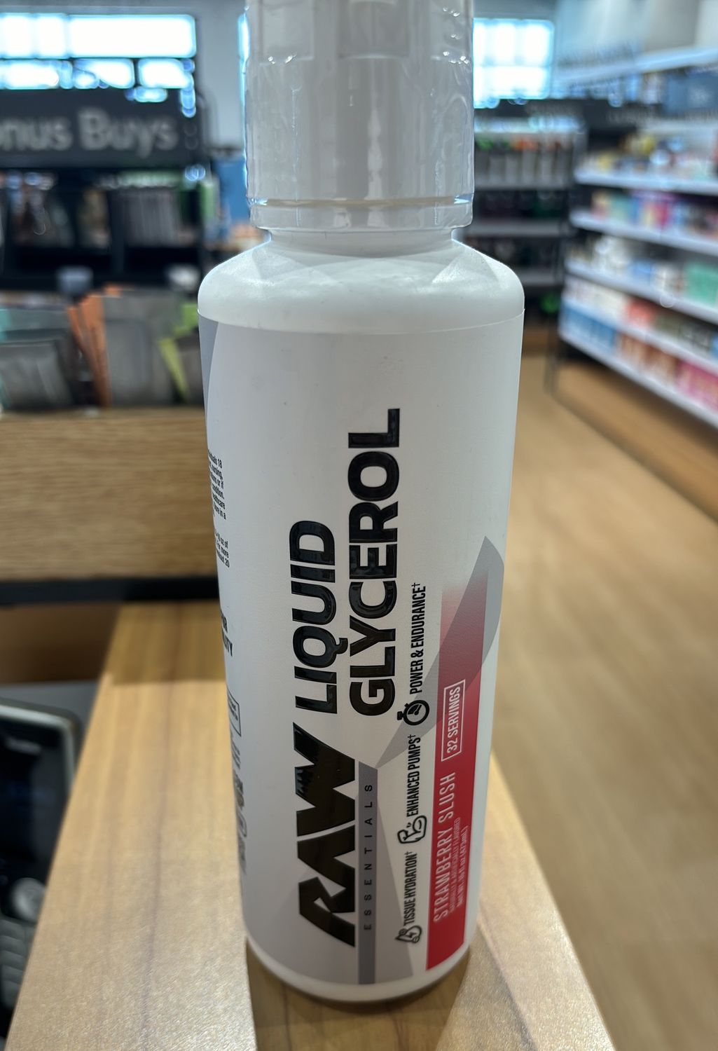 Raw Liquid Glycerol Strawberry Slush