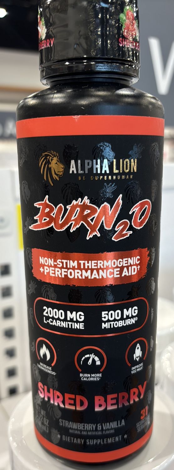 Alpha Lion Burn2O Shred Berry