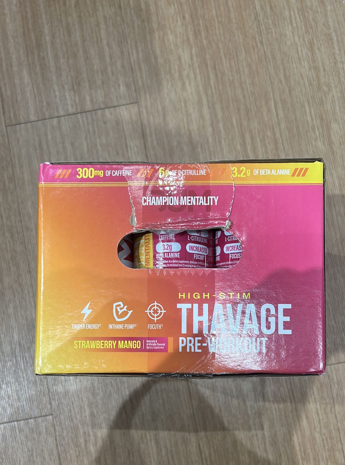 Thavage pre workout strawberry mango (case)