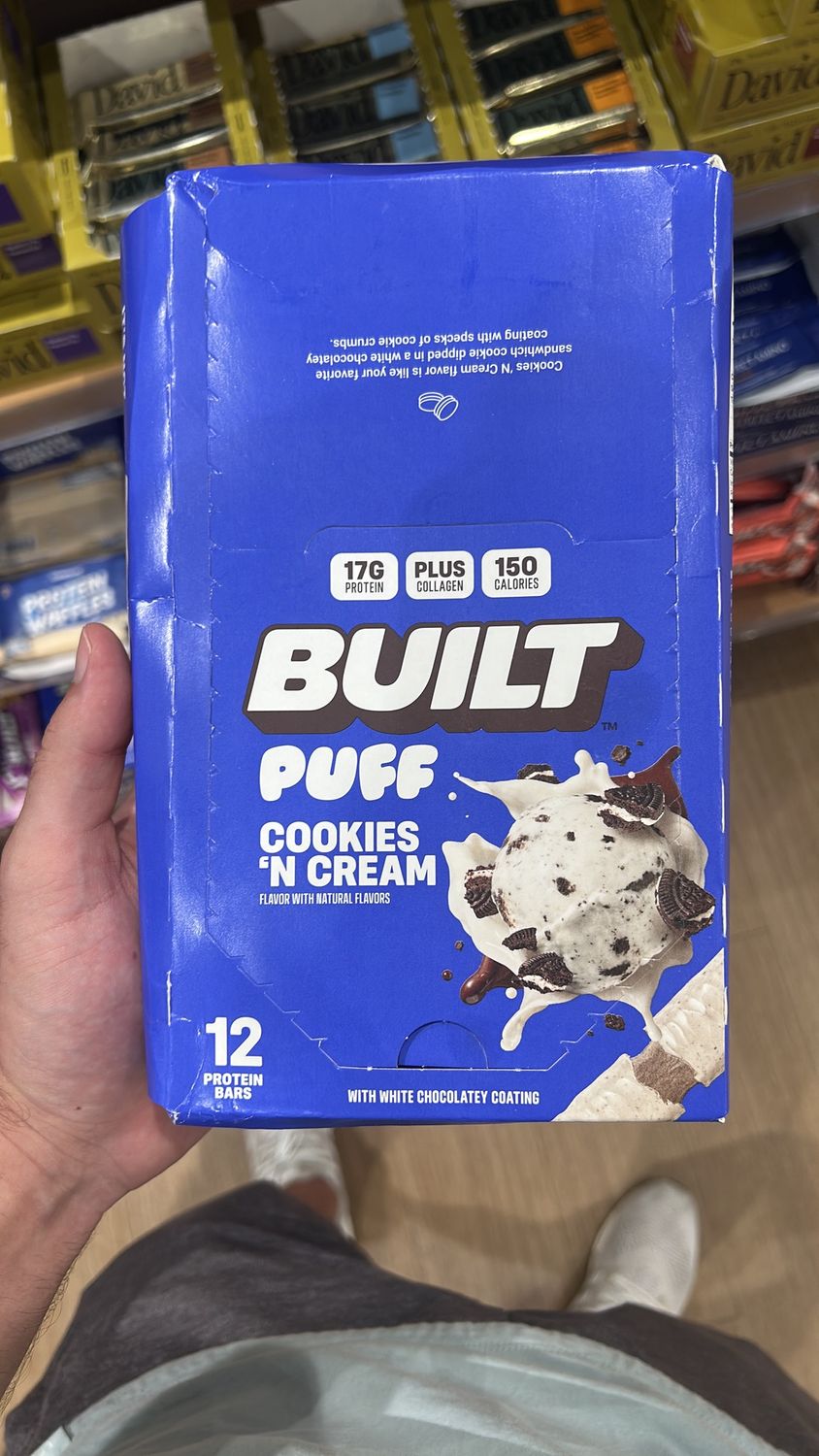 built bars cookies and cream (case)