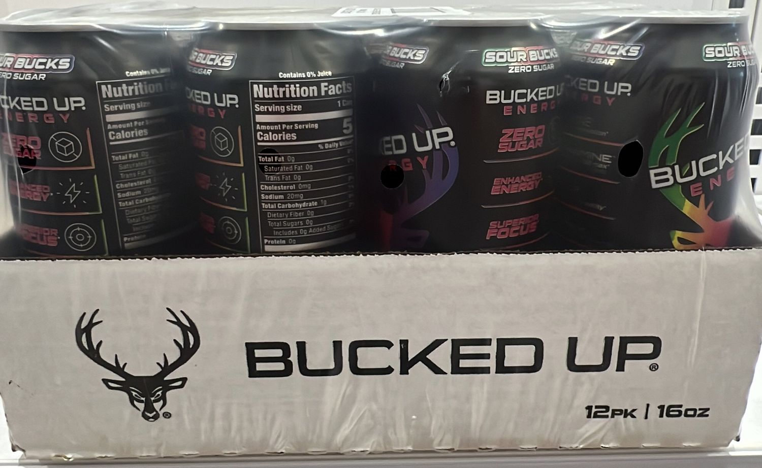 Bucked Up sour bucks energy case