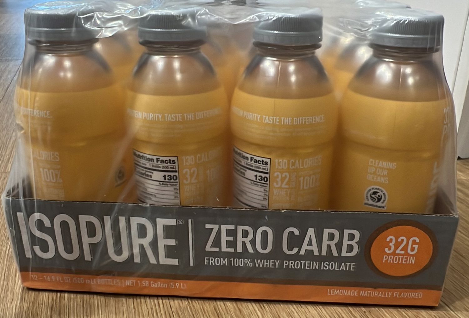 isopure  lemonade case 