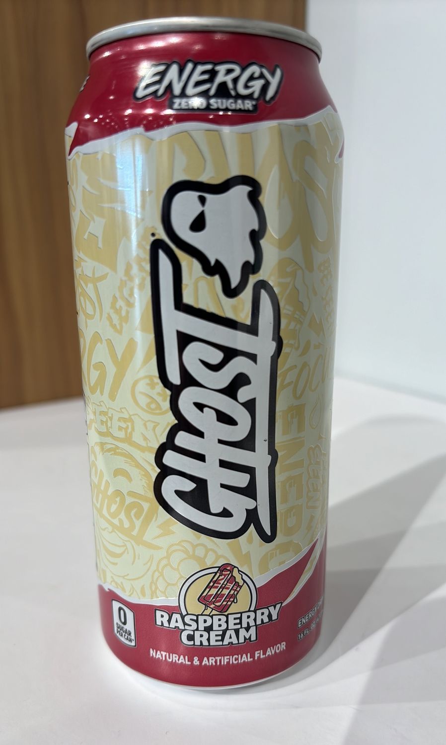 Ghost Raspberry Cream Energy Single