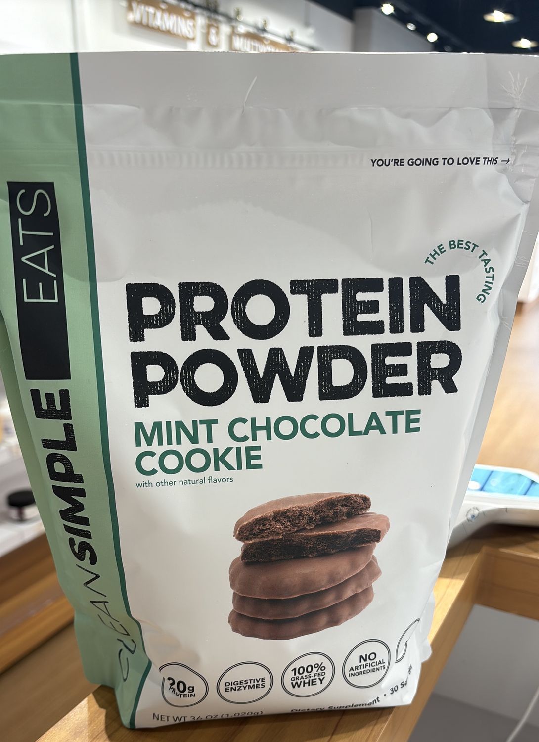 Clean Simple Eats Mint Choc Cookie