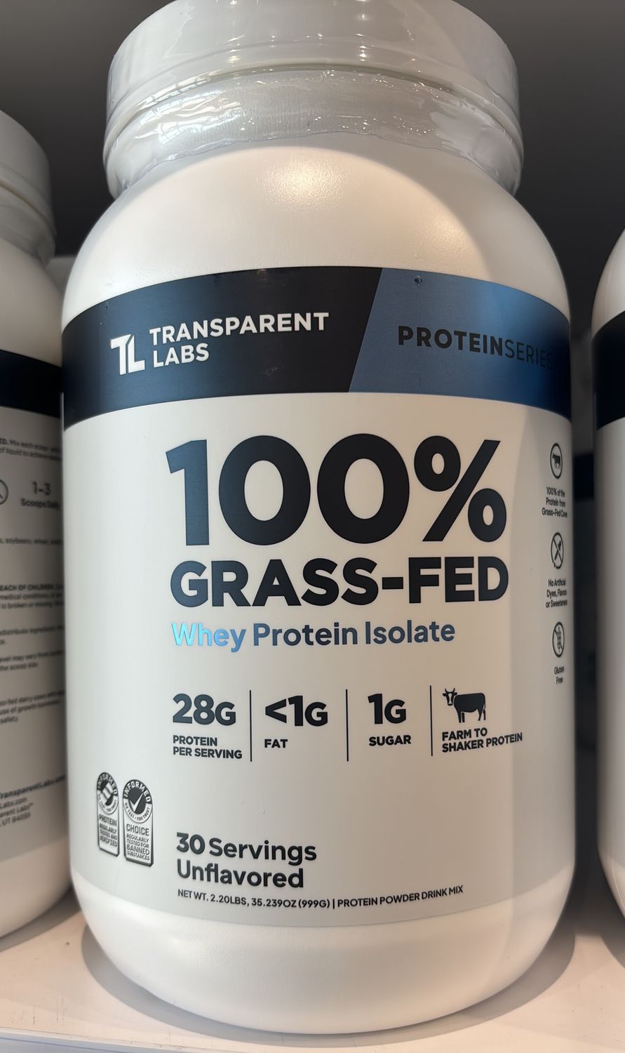 Transparent Labs Unflavored Protein
