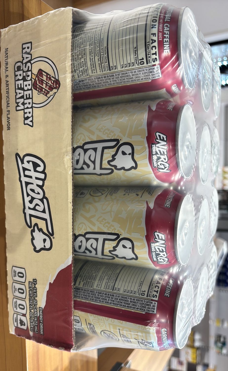 Ghost Raspberry Cream Energy Case