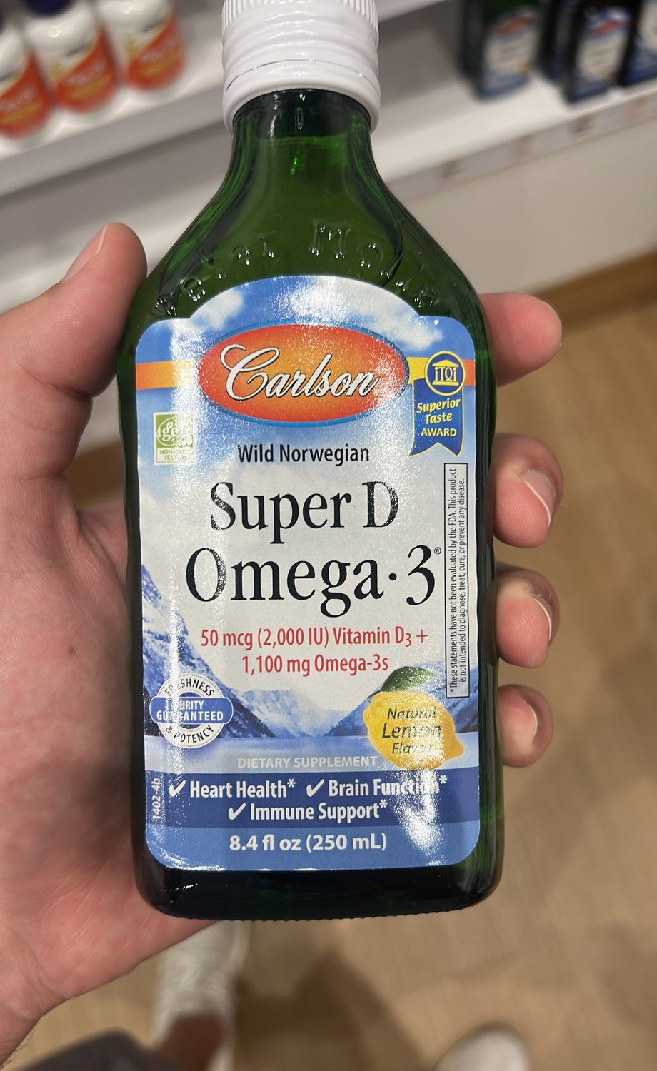 carlson super d omega3 lemon