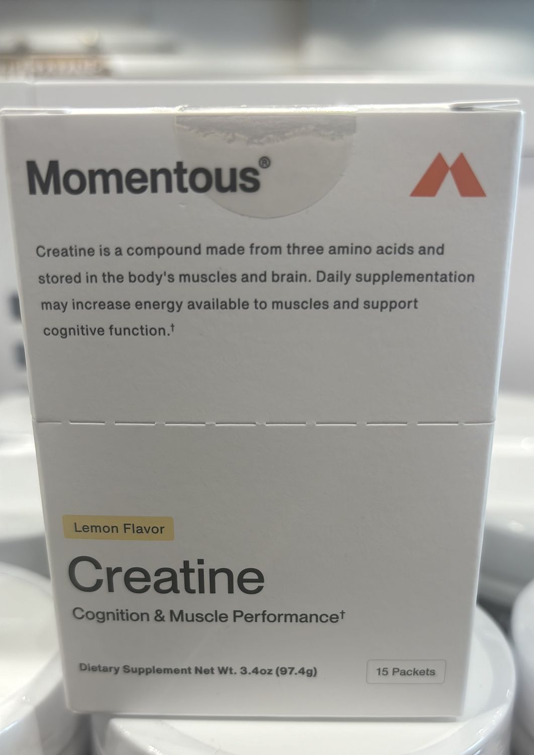 Momentous Creatine Lemon Flavor