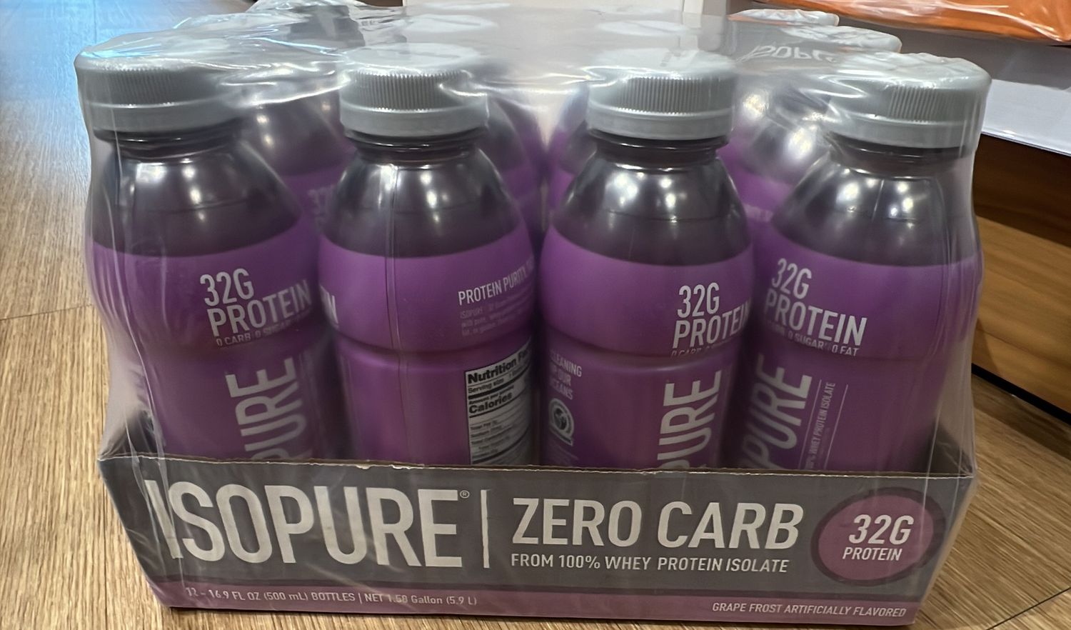 isopure grape frost case 