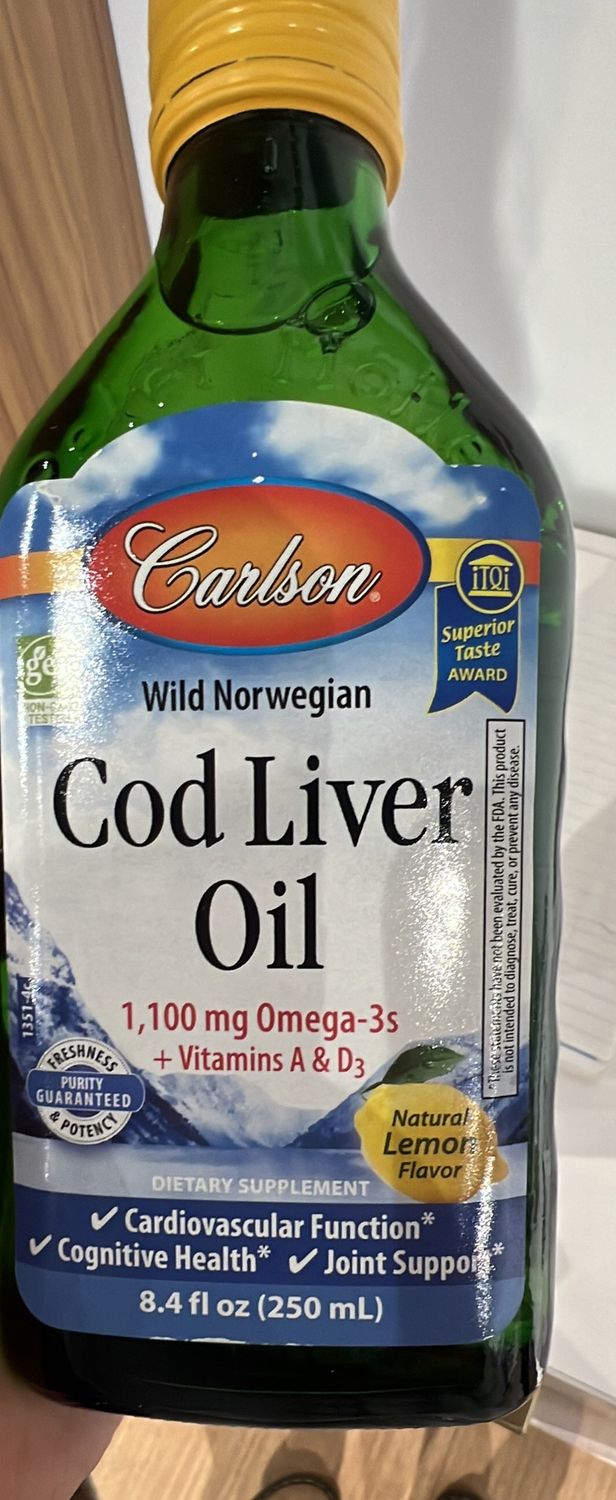 carlson cod liver oil lemon flavor
