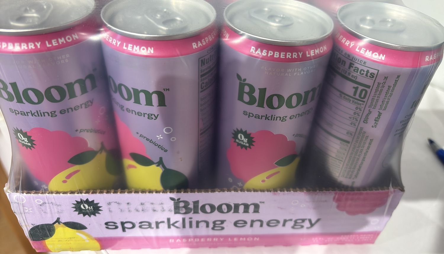 Bloom Raspberry Lemonade case