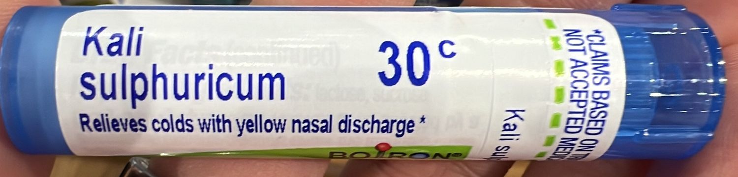 kali sulphuricum 30c pellets 