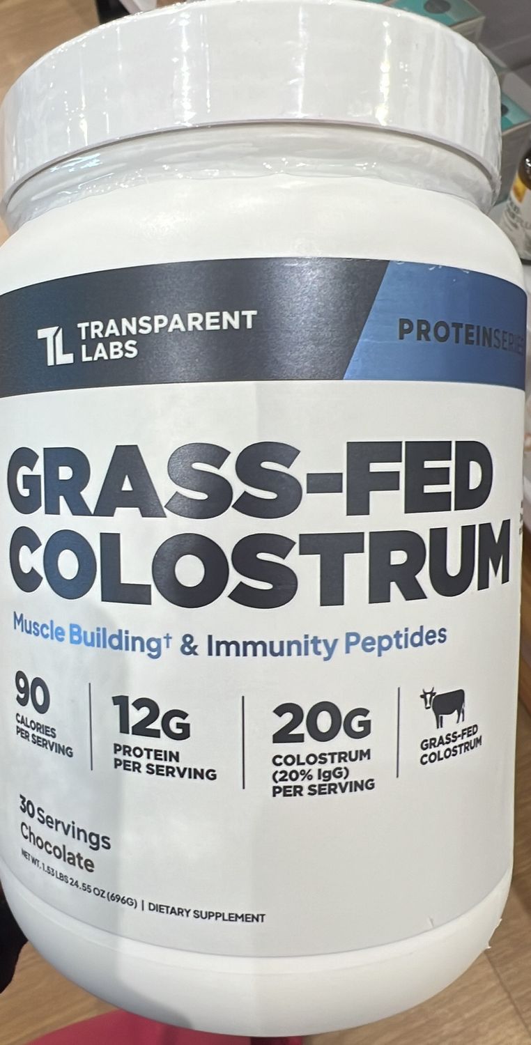 Transparent labs chocolate colostrum