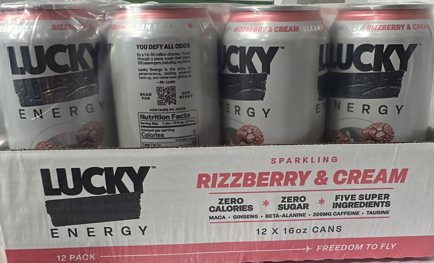 Lucky Energy Rizzberry and Cream case