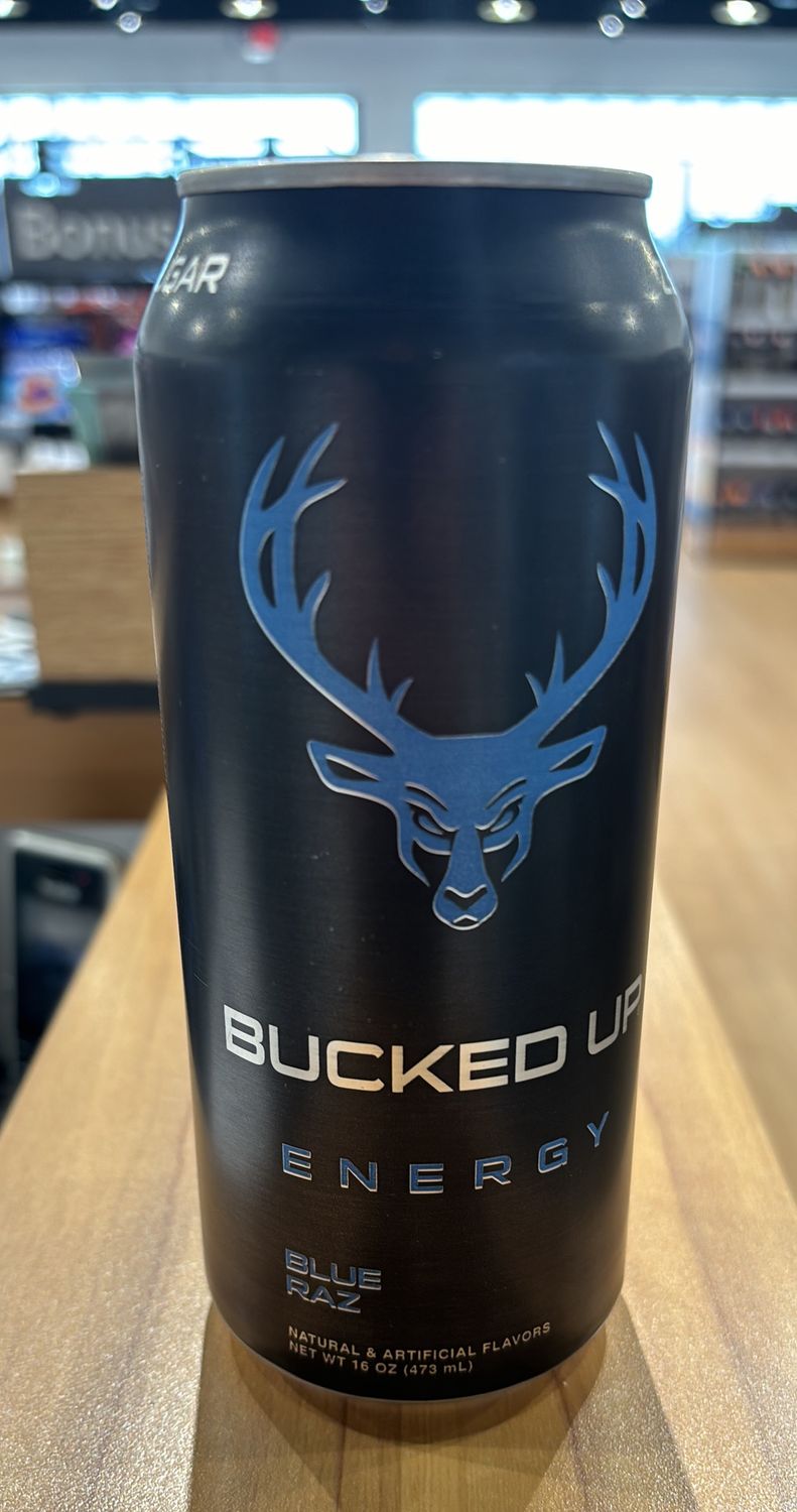 Bucked Up Energy Blue Raz Single
