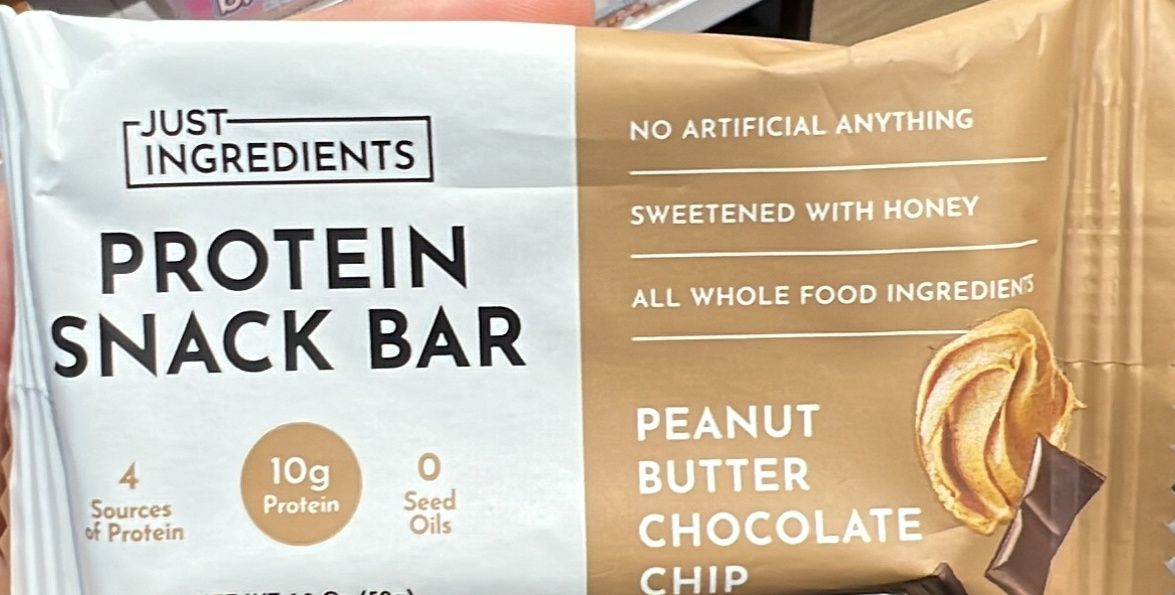 Just ingredients PB chocolate chip bar single