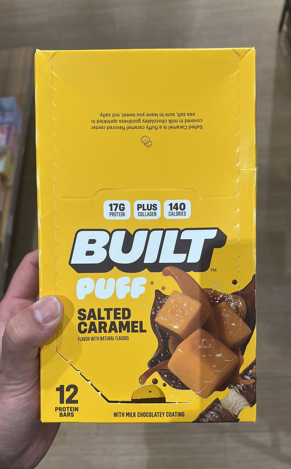 built bar salted caramel 12pk
