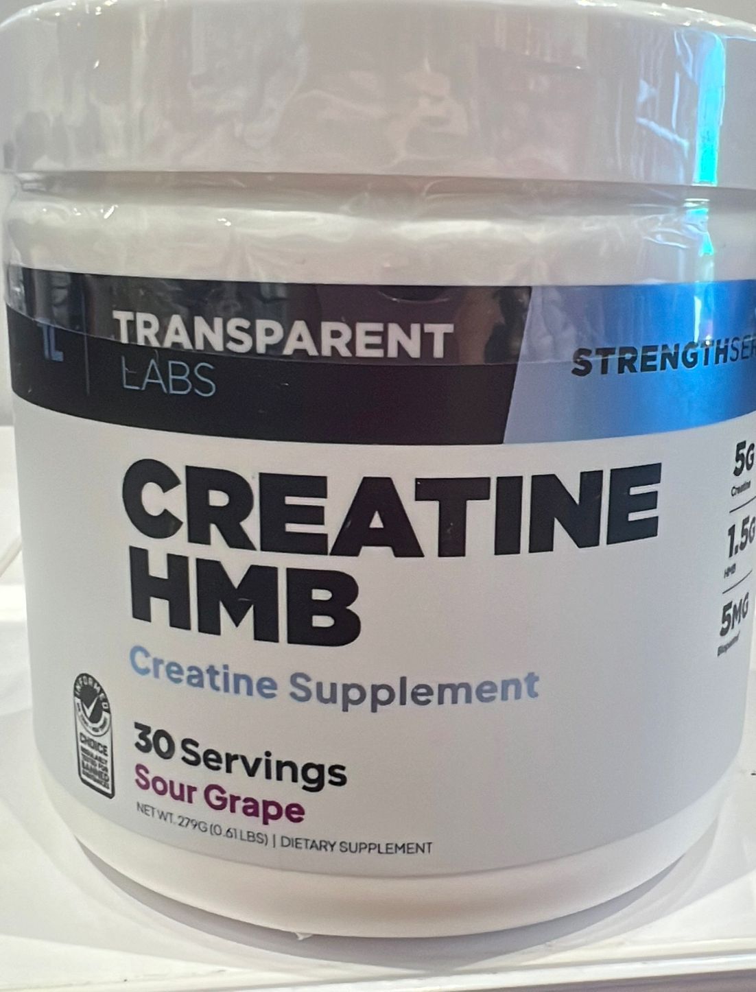 Transparent Labs Creatine HMB Sour Grape