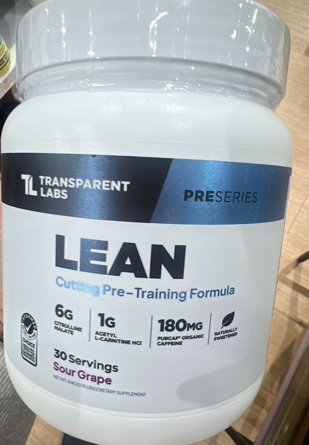 Transparent Labs Lean Sour Grape